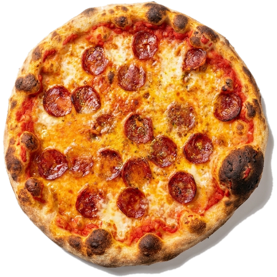 Pizza Diavola con salsiccia piccante